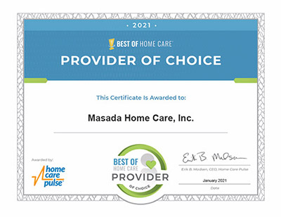 Provider of Choice Certificate