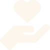 icon of hand holding heart